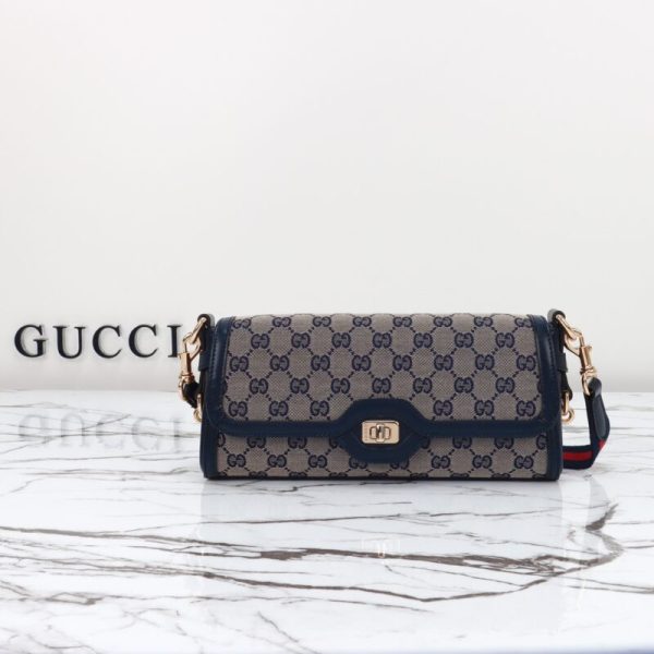 Gucci Luce sac porté épaule In noir — réplique