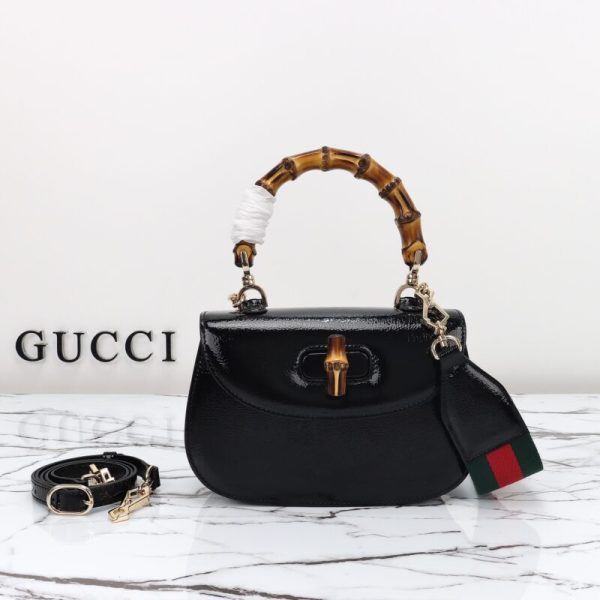 Gucci Bamboo 1947 noir — réplique