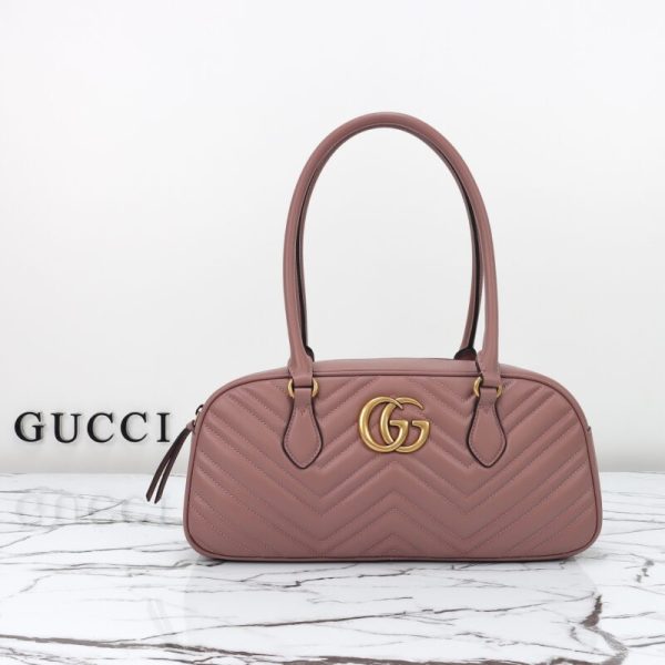 Gucci Marmont petit format avec poignée rose — réplique