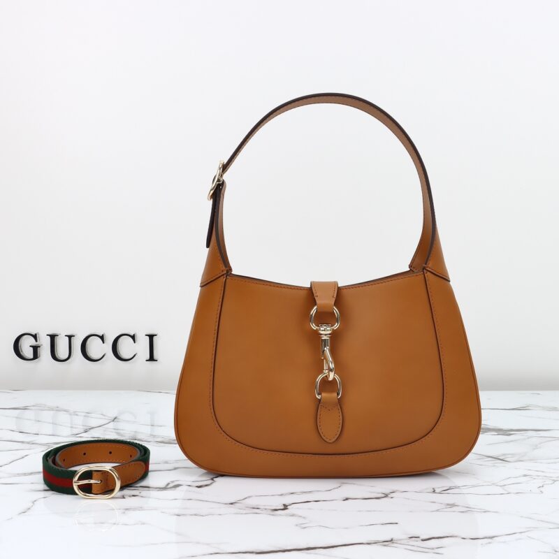 Gucci G Jackie petit format Patent marron — réplique