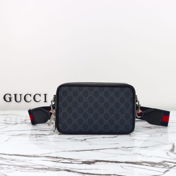 Gucci GG sac porté épaule noir — réplique