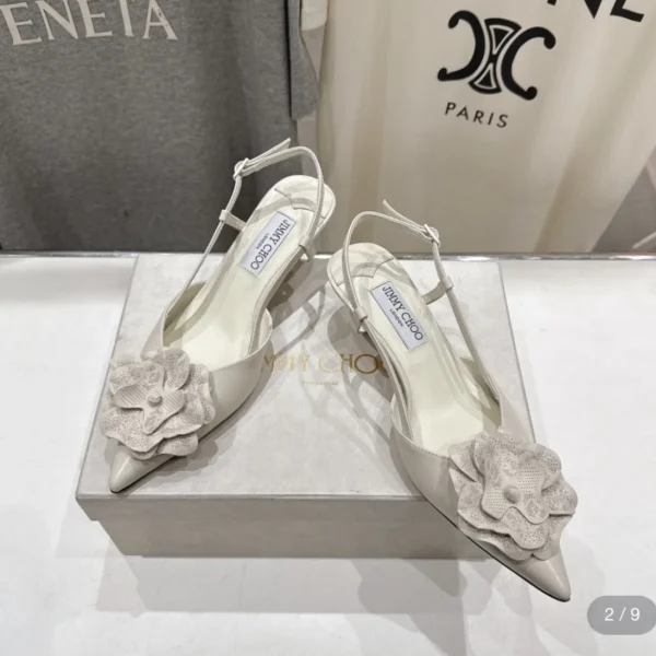 Escarpins Jimmy Choo Mimmi 50 à bride arrière — réplique