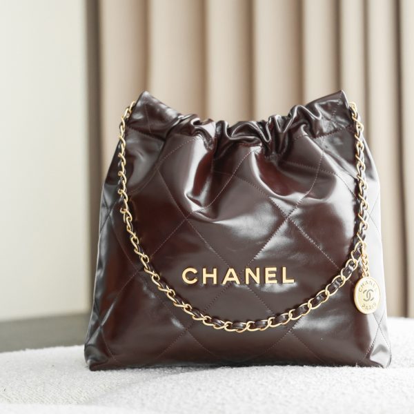 Chanel 22 moyen format sac Burgundy — réplique