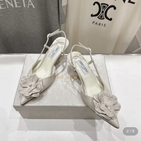 Escarpins Jimmy Choo Mimmi 50 mm à bride arrière — réplique