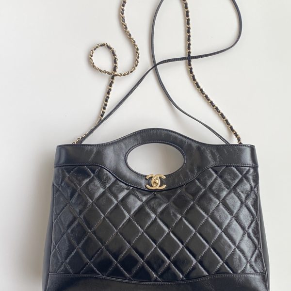 CHANEL 24s Horizontal petit format noir — réplique