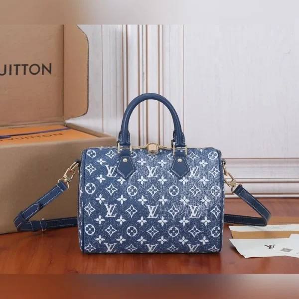 Modèle Louis Vuitton Speedy 25 denim — réplique