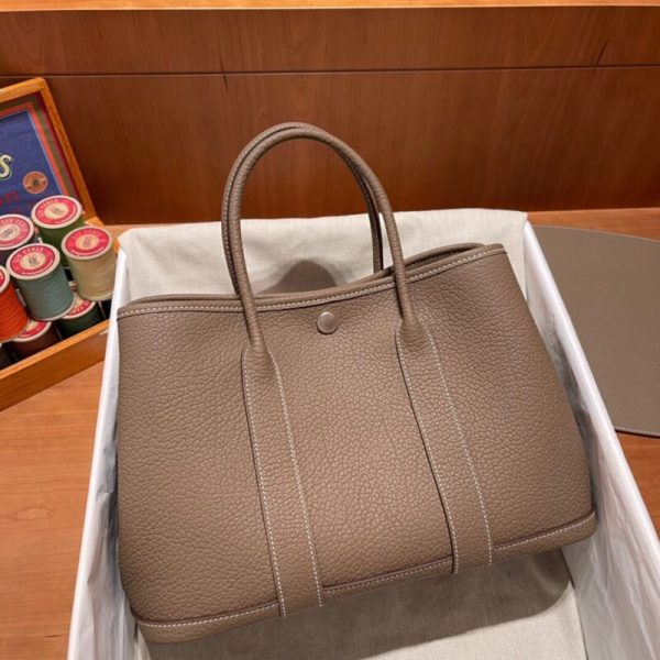 Hermès Garden Party 30Cm Etoupe — réplique