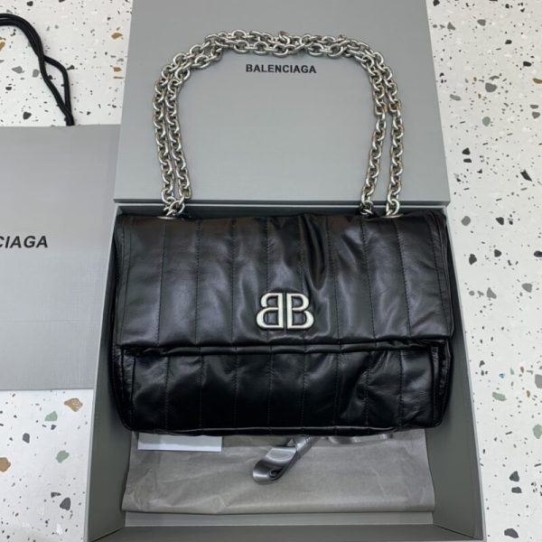 Balenciaga Monaco noir argenté — réplique