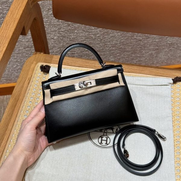 Hermès Kelly noir Box — réplique