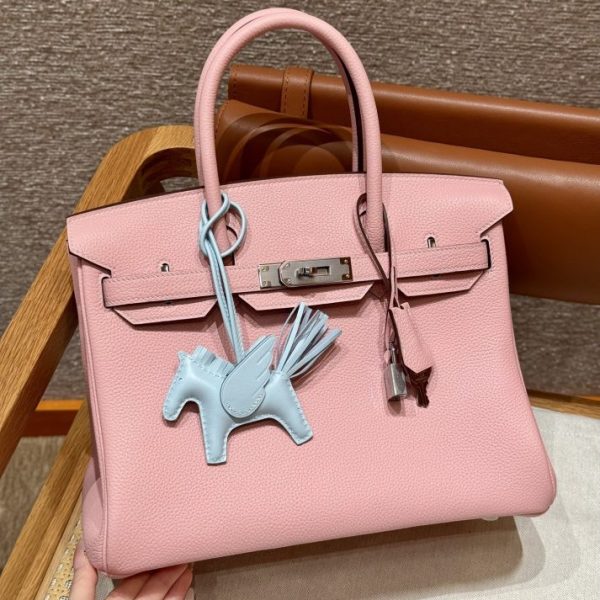 Hermès Birkin Rose Sakura Togo — réplique