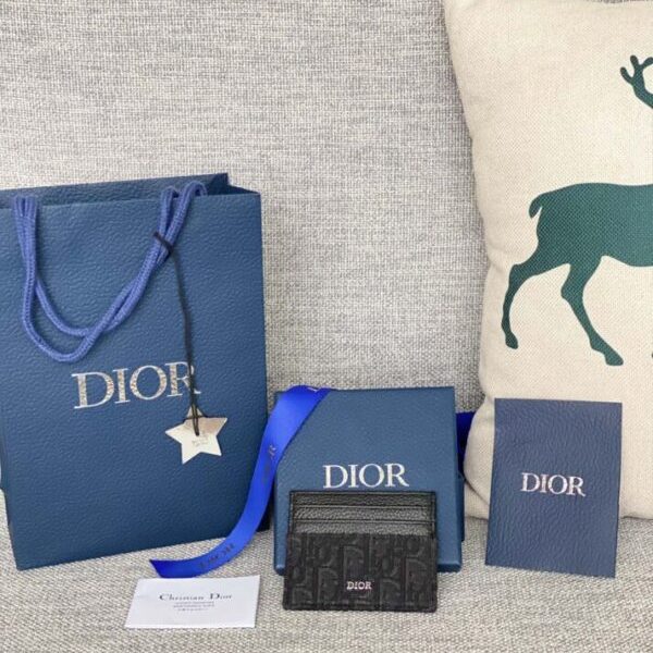 Dior porte-cartes noir Man — réplique