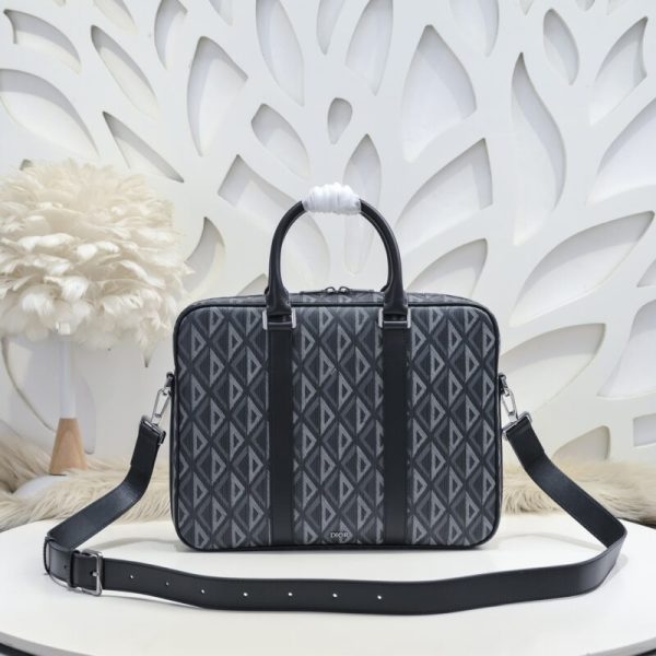 Dior Zipped porte-documents gris — réplique