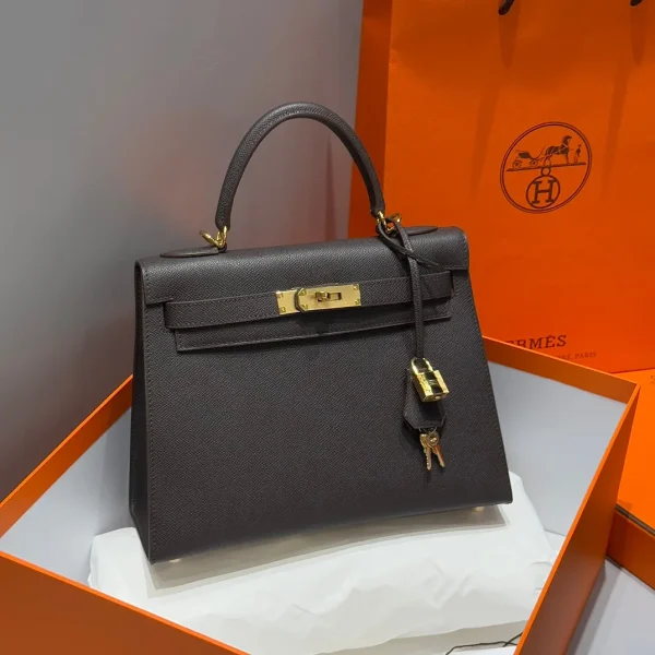 Modèle HN 28 CM en EBENE EPSOM finitions dorées — réplique