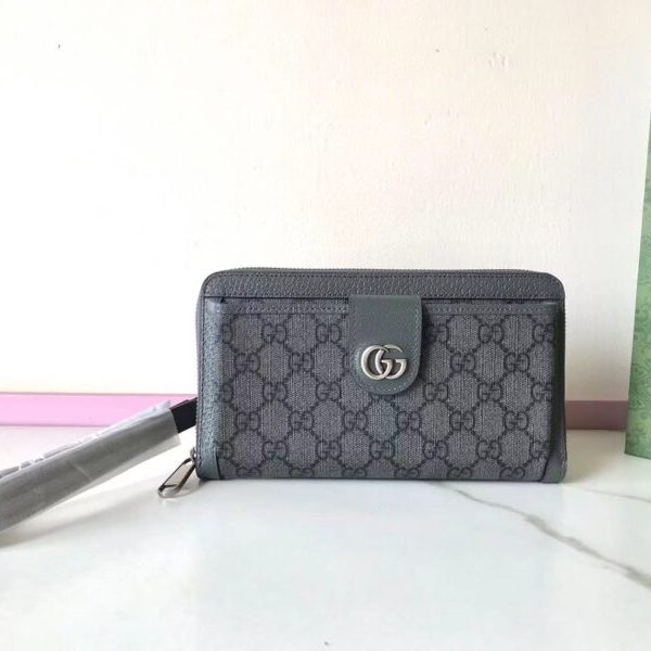 Gucci Ophidia GG portefeuille gris — réplique