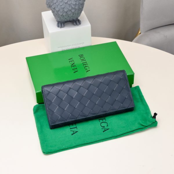 Bottega Veneta Intrecciato Long portefeuille — réplique