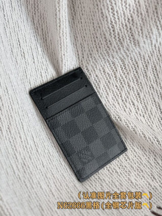 Louis Vuitton porte-cartes noir Grid — réplique – Image 7