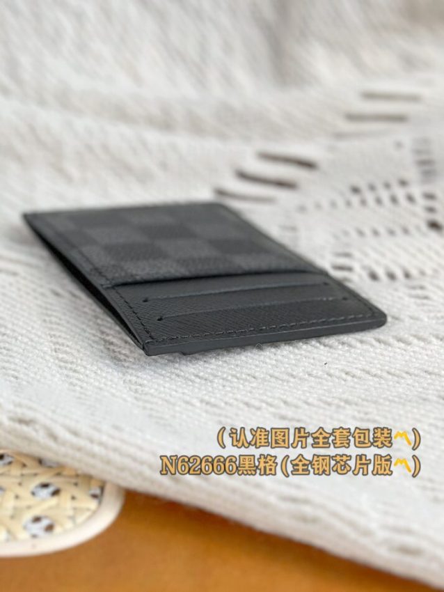 Louis Vuitton porte-cartes noir Grid — réplique – Image 8