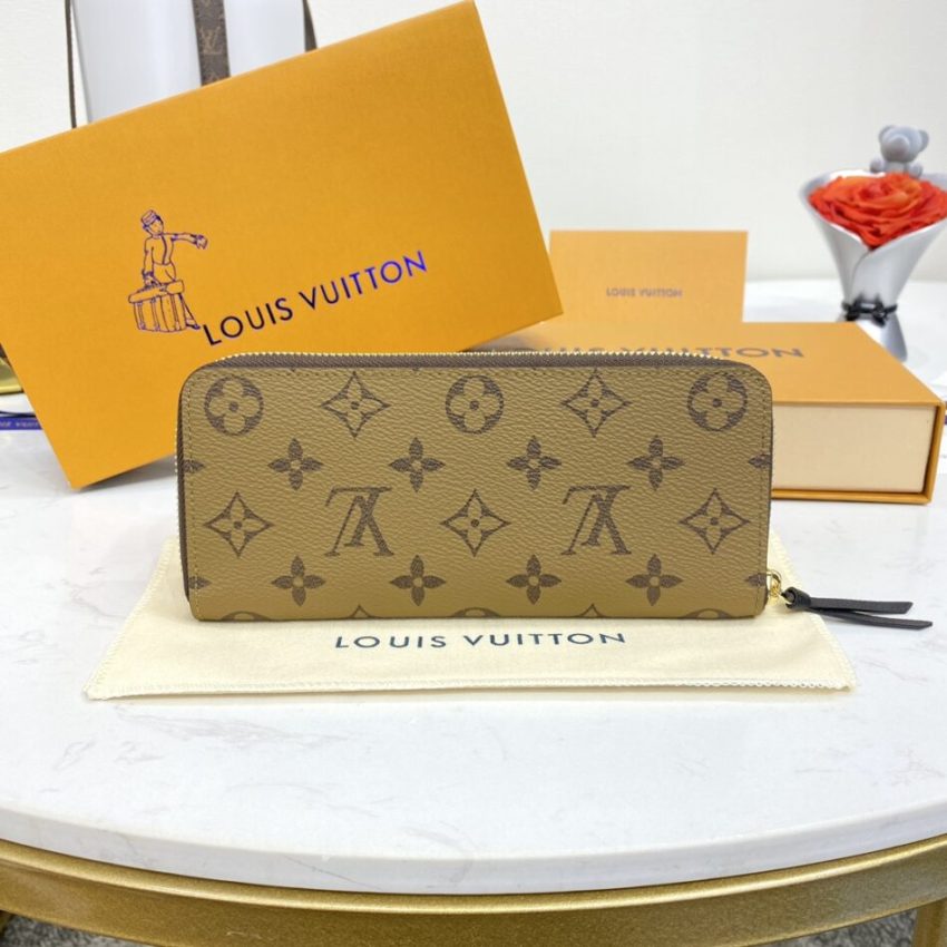 Louis Vuitton Clemence portefeuille Light marron — réplique – Image 2