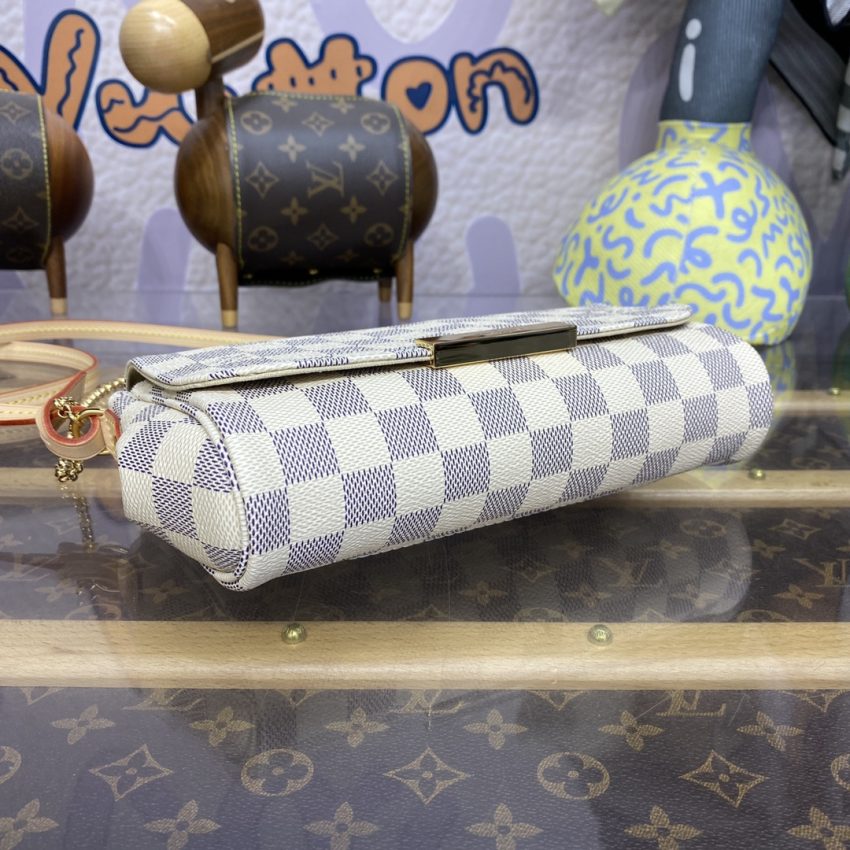 Louis Vuitton Favorite blanc Grid — réplique – Image 5