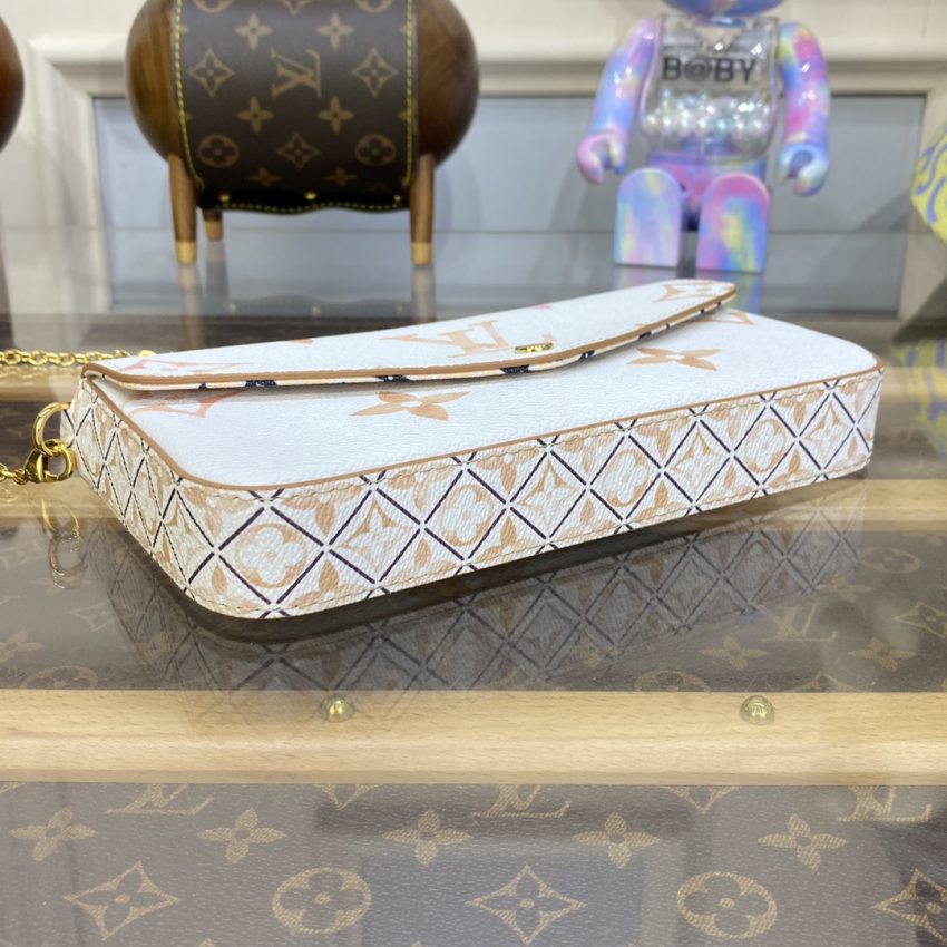 Louis Vuitton Felicie Pochette blanc Apricot — réplique – Image 6
