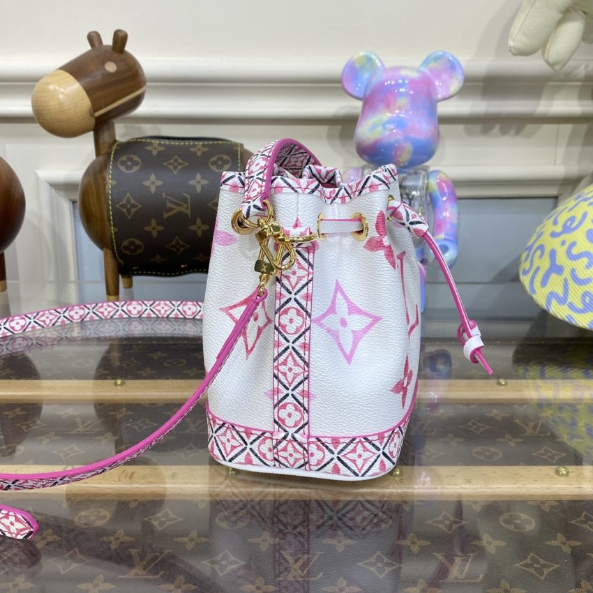 Louis Vuitton Nano Noe blanc rose — réplique – Image 5