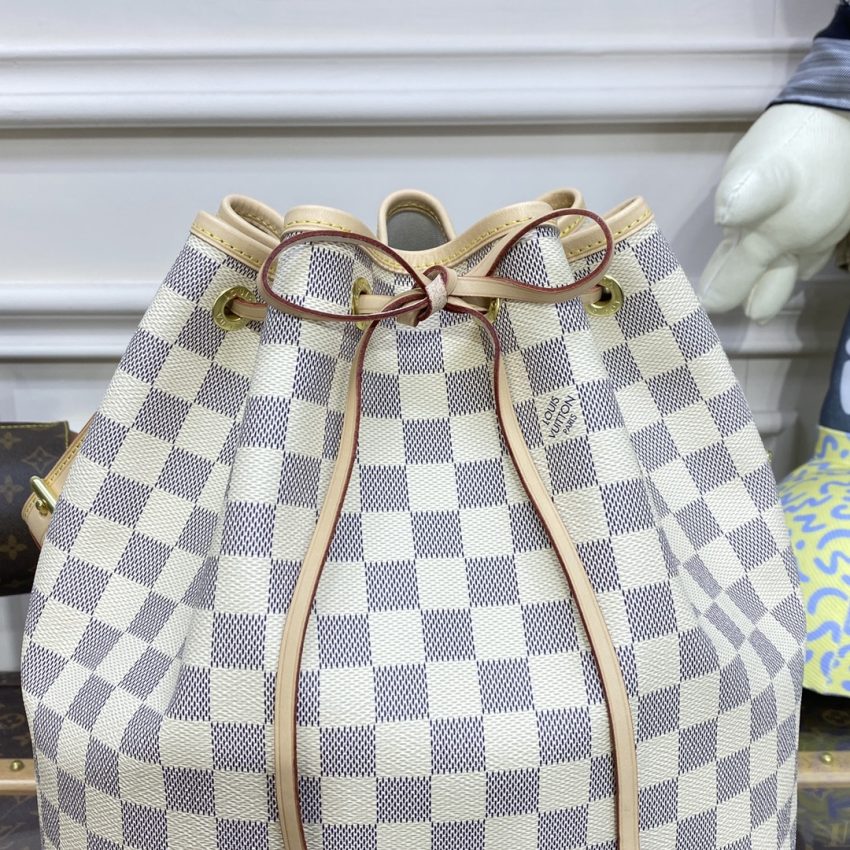 Louis Vuitton Noe Bucket blanc Grid MM — réplique – Image 2