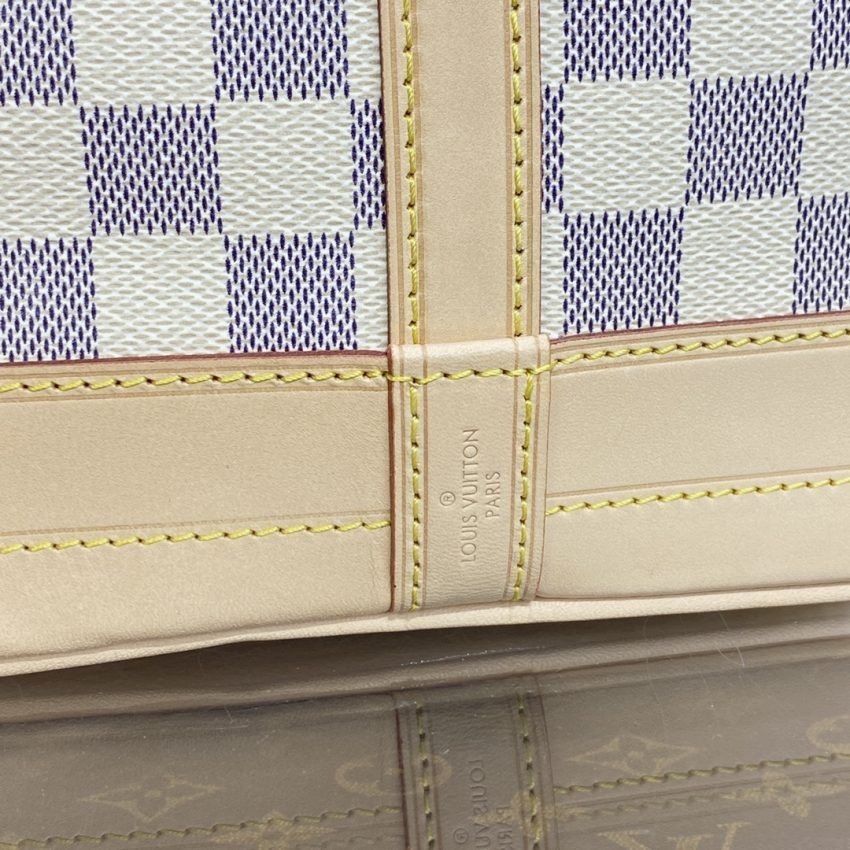 Louis Vuitton Noe Bucket blanc Grid MM — réplique – Image 4