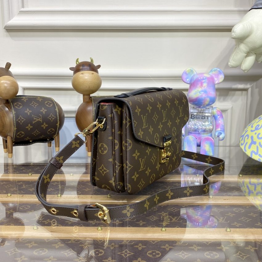 Louis Vuitton Pochette Metis sac porté épaule marron — réplique – Image 3