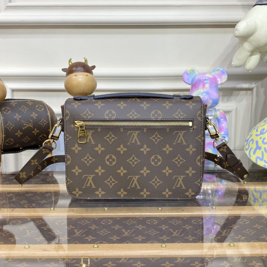 Louis Vuitton Pochette Metis sac porté épaule marron — réplique – Image 5