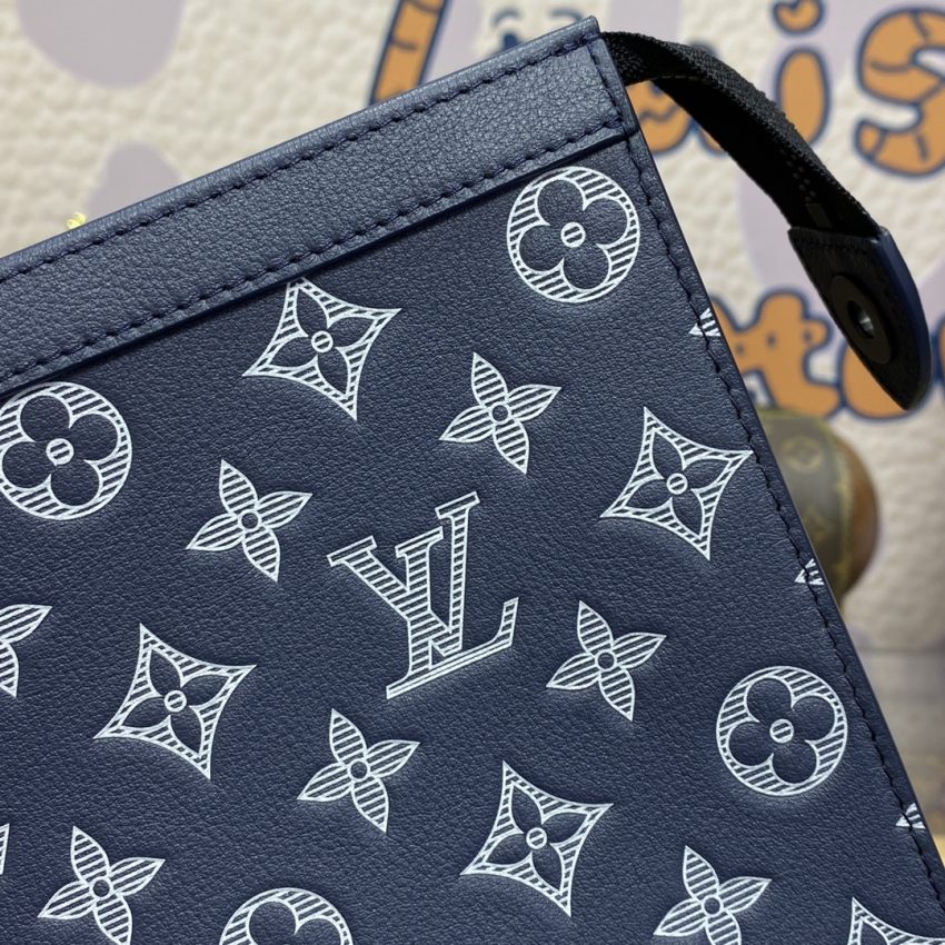 Louis Vuitton Pochette Voyage Dark bleu — réplique – Image 2