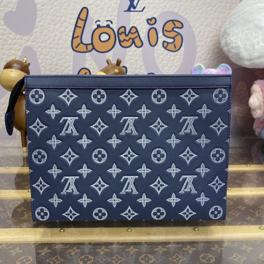 Louis Vuitton Pochette Voyage Dark bleu — réplique – Image 3