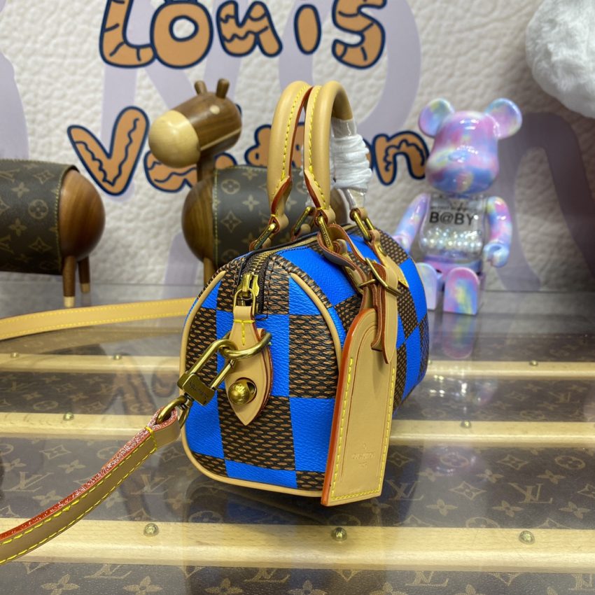 Louis Vuitton Speedy 18 bleu Grid — réplique – Image 8