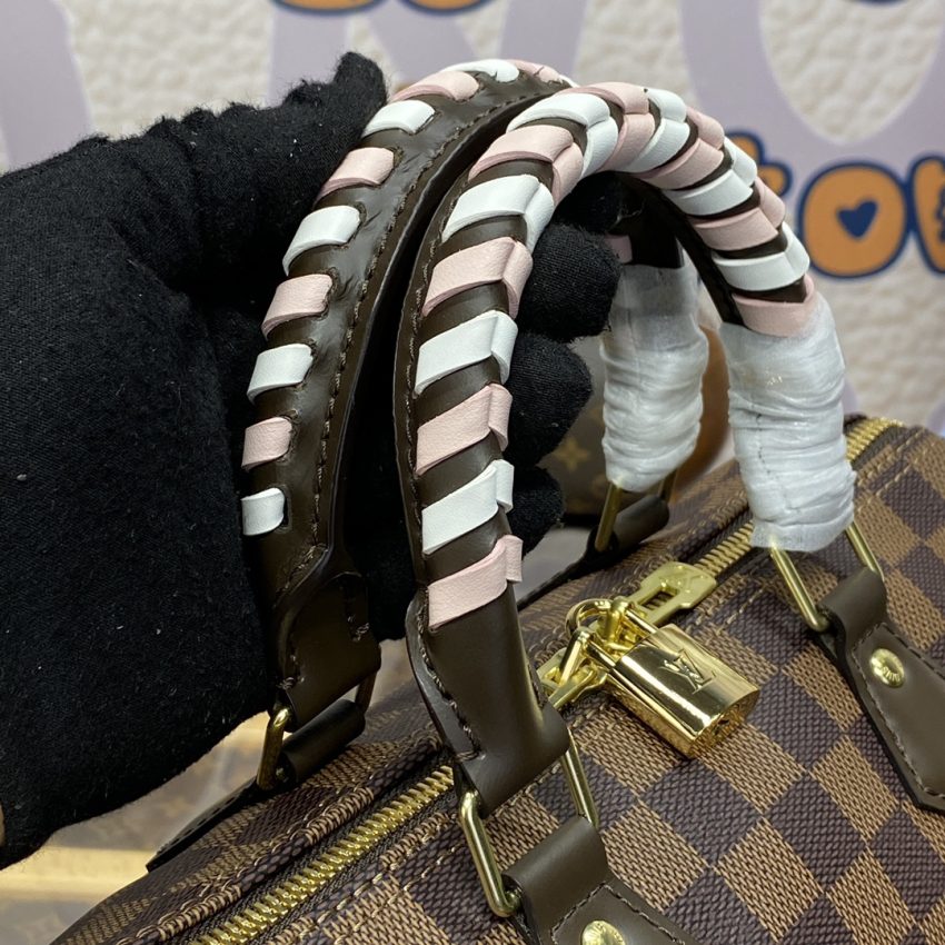 Louis Vuitton Speedy Bandouliere 25 marron Grid — réplique – Image 10