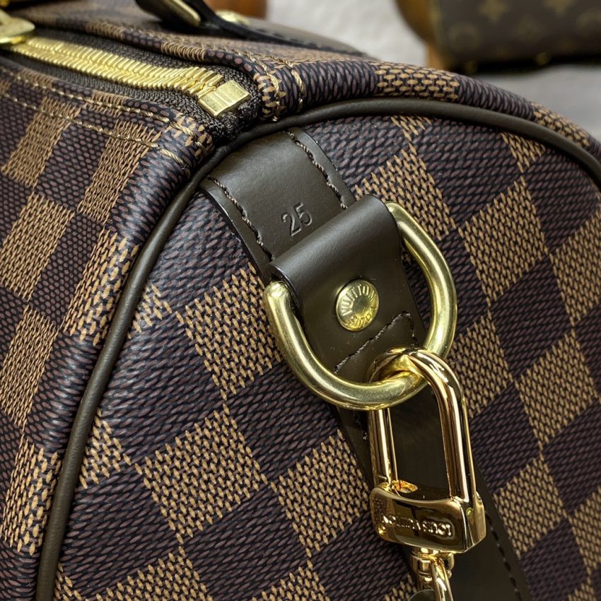 Louis Vuitton Speedy Bandouliere 25 marron Grid — réplique – Image 11