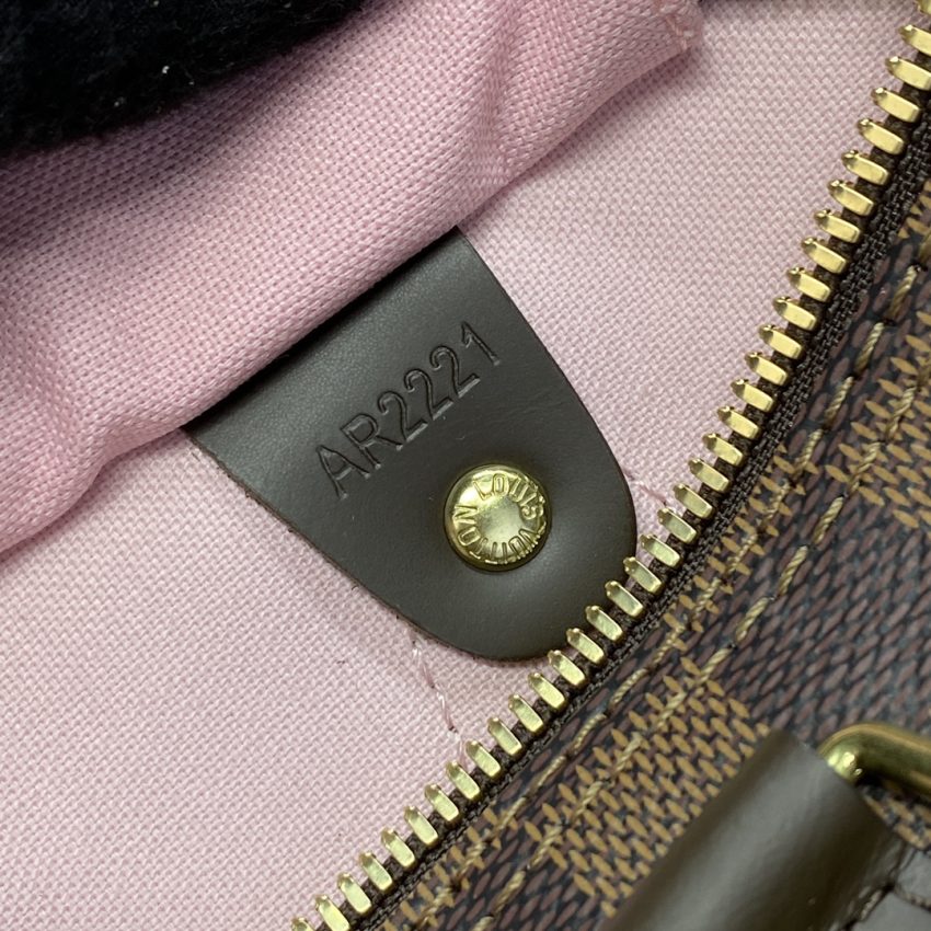 Louis Vuitton Speedy Bandouliere 25 marron Grid — réplique – Image 6