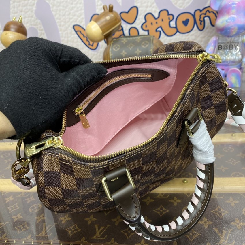 Louis Vuitton Speedy Bandouliere 25 marron Grid — réplique – Image 7