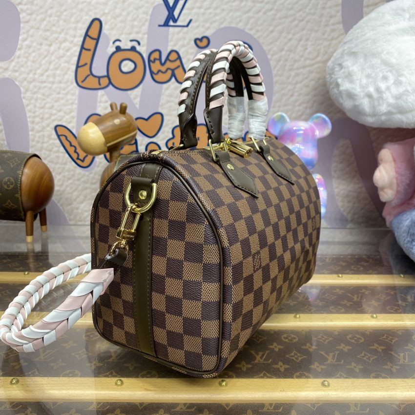 Louis Vuitton Speedy Bandouliere 25 marron Grid — réplique – Image 9