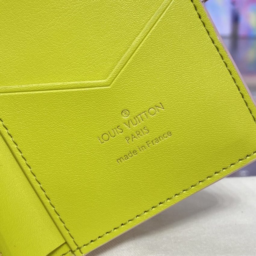 Louis Vuitton Vertical Compact portefeuille rose — réplique – Image 5