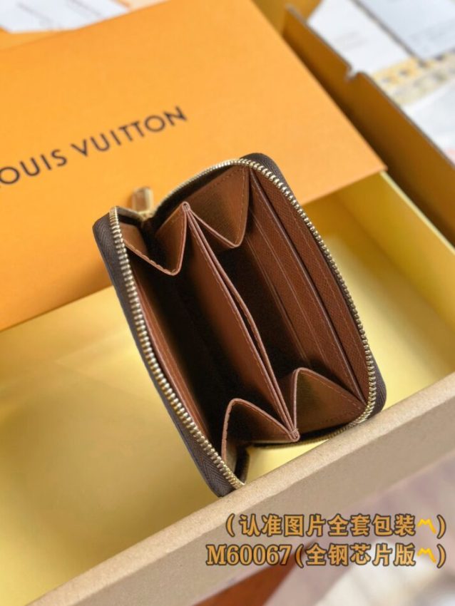 Louis Vuitton Zipper Coin Purse marron — réplique – Image 5