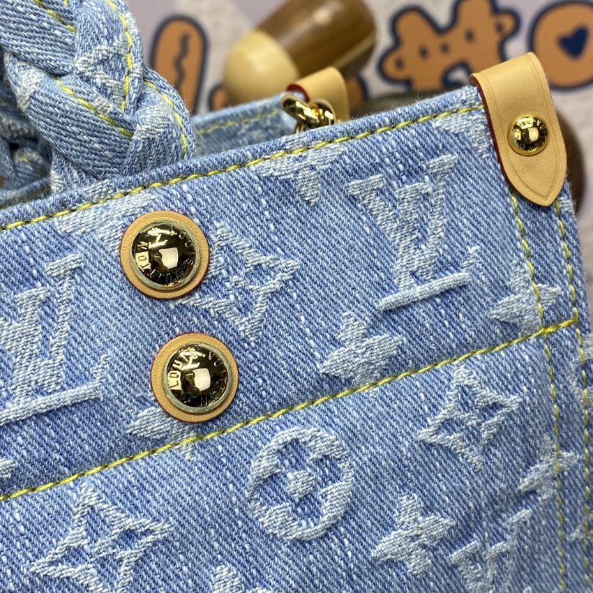 LV Onthego Denim grand format — réplique – Image 4