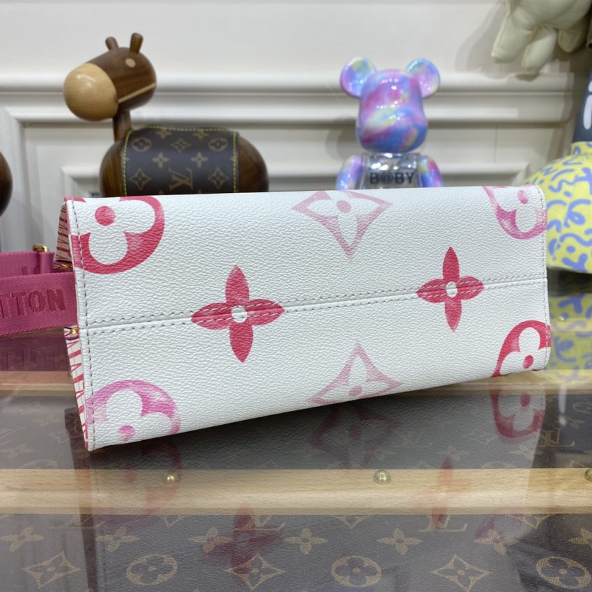LV Onthego PM rose&blanc — réplique – Image 10