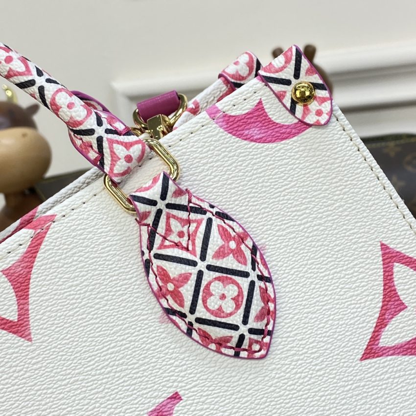LV Onthego PM rose&blanc — réplique – Image 3