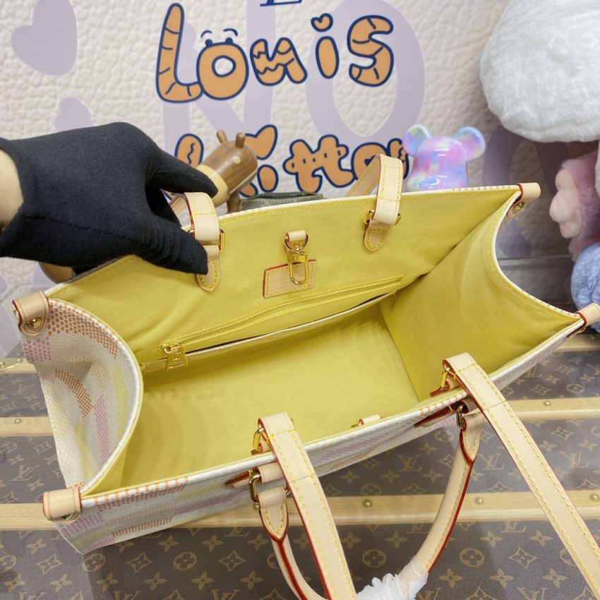 LV Onthego jaune — réplique – Image 3