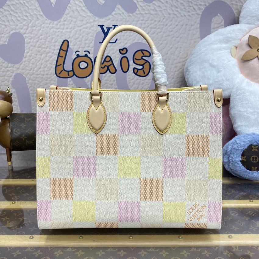 LV Onthego jaune — réplique – Image 4