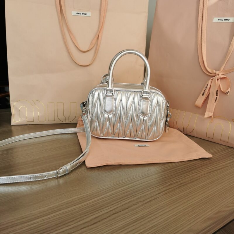 Miu Miu Arcadie petit format argenté — réplique – Image 2