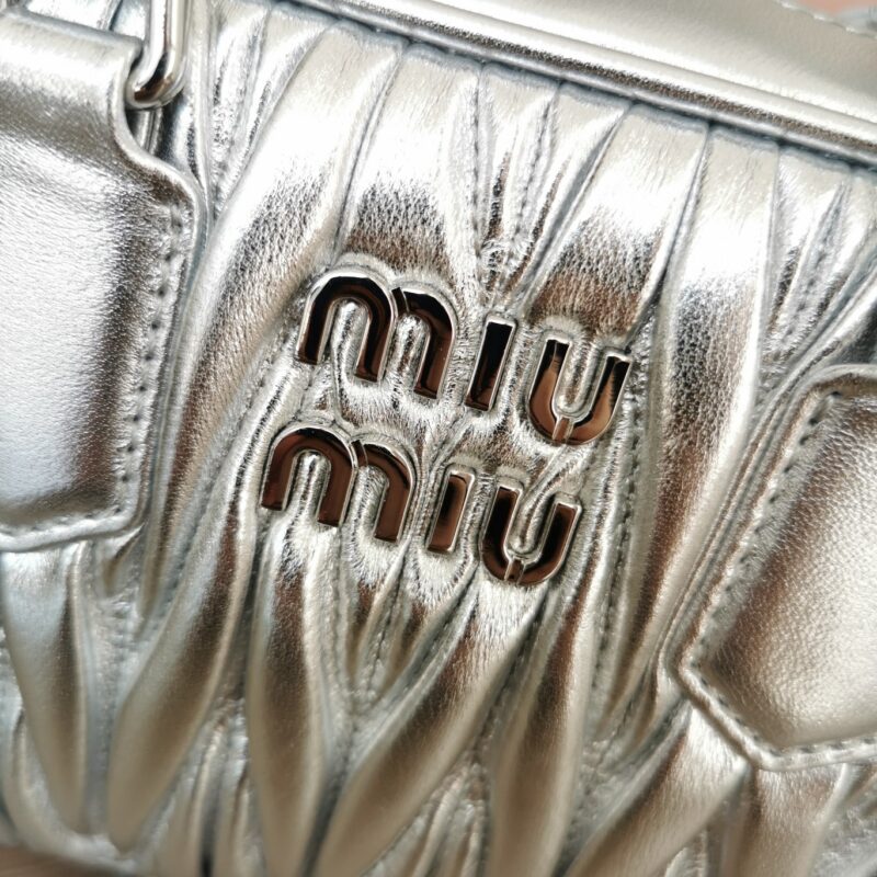 Miu Miu Arcadie petit format argenté — réplique – Image 5