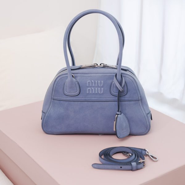 Sac bowling Vivant — réplique Miu Miu