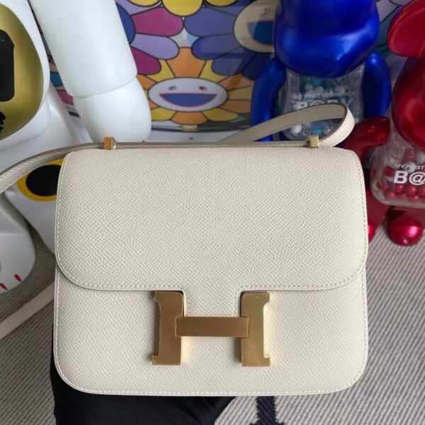Hermès Constance 18Cm blanc — réplique