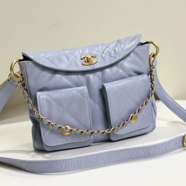 Chanel 24P besace Hobo Pale violet — réplique