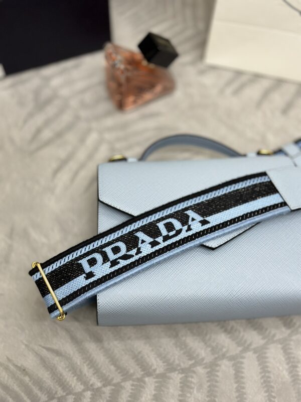 Prada Saffiano bleu Envelope — réplique – Image 5